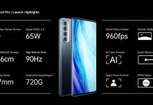 Oppo Reno 4 Pro 5G with Snapdragon 765G