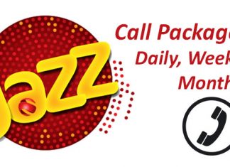 Mobilink Jazz Call Packages