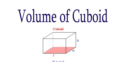 Definition Of Cuboid – Surface Area, Volume