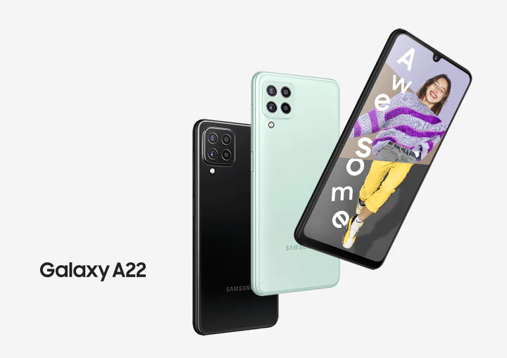 Samsung Galaxy A22 Gets Android 12 Update With One UI 4.1