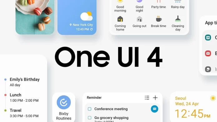 Samsung released the One UI 4.1