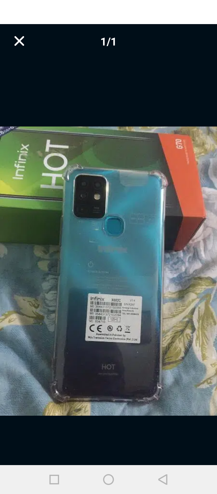 Infinix Hot 10 10/10 condition with reasonable price