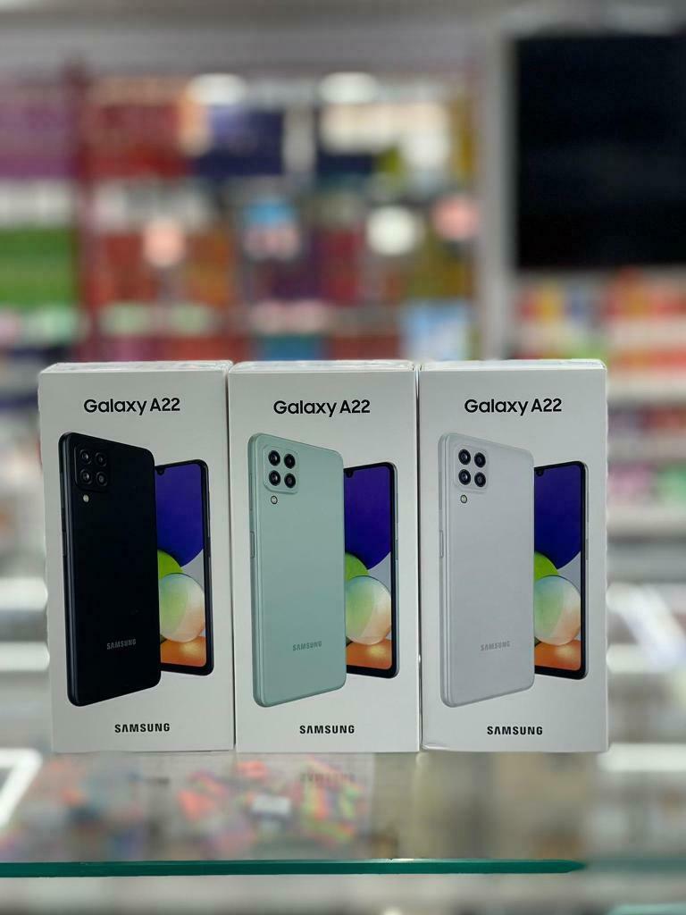 Samsung galaxy A22 box pack new G80 gaming processor best for pubg contact (03452174314)