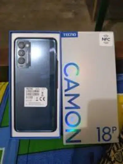 Tecno Camon 18P. 8/128.7 month warranty.