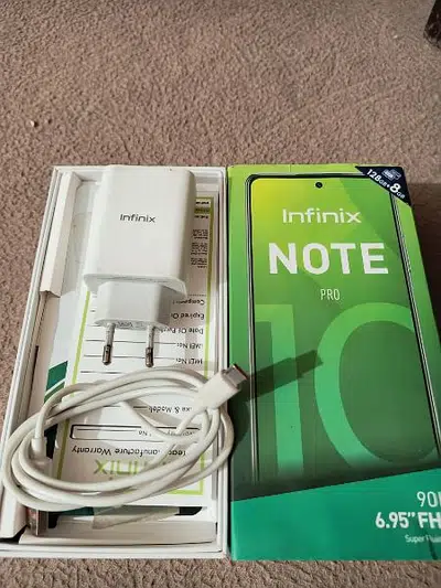 infinix note 10 pro 10/10 8/128 like new