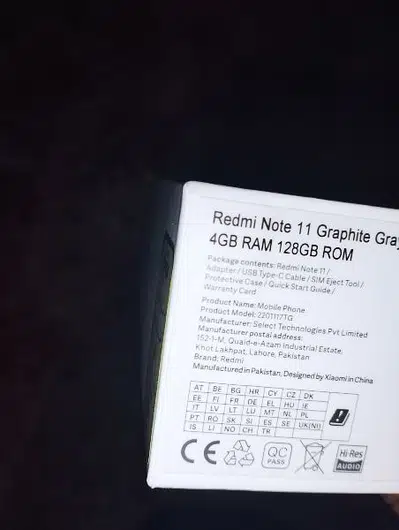 Redmi note 11 new condition