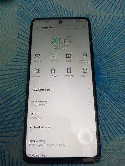 Infinix Note 10 Complete Accessories 10/10 Condition
