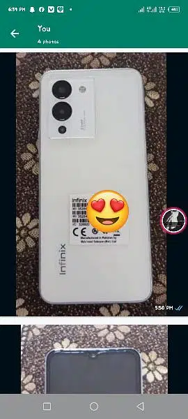 one month use 10/10 condition full ok new mobile note 12 infinix