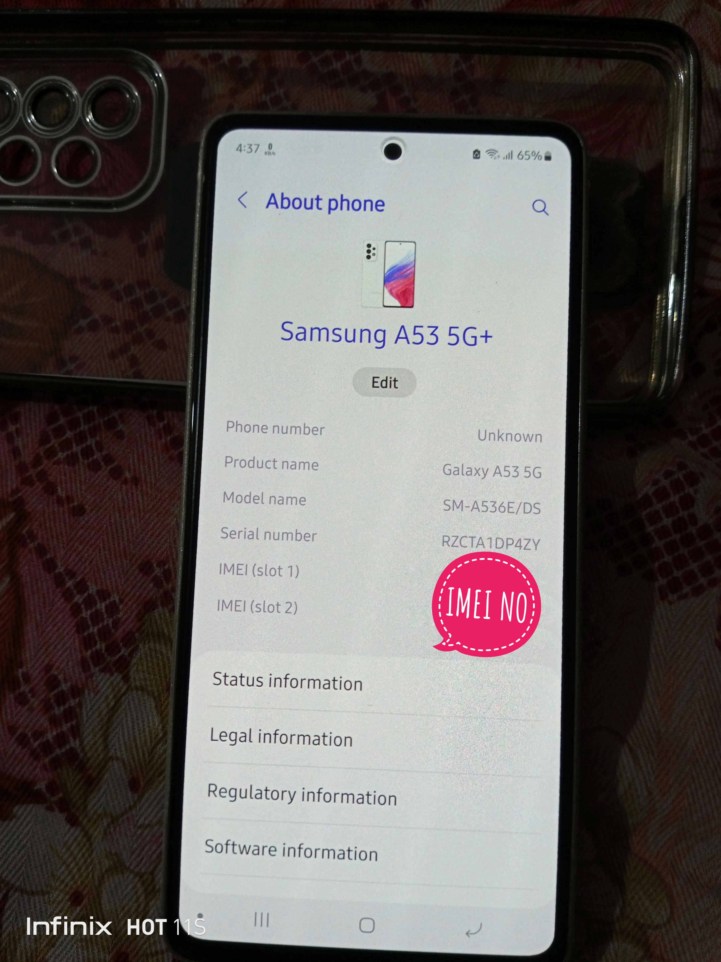 Samsung A53 5G 8Gb,128Gb Non PTA